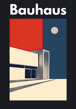 Bauhaus Poster Kunstdruck von Niklas Maximilian