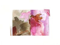 Collage of abstract paintings (Free Bird 5)