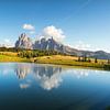 See und Berge auf der Seiser Alm, Dolomiten von Stefano Orazzini