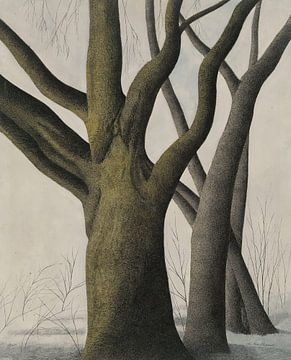 Léon Spilliaert - Grote boom (1945) van Peter Balan