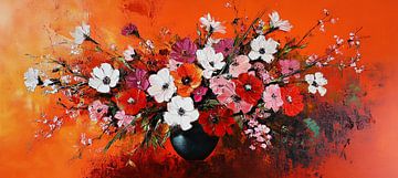 Schilderij bloem van ARTEO Schilderijen