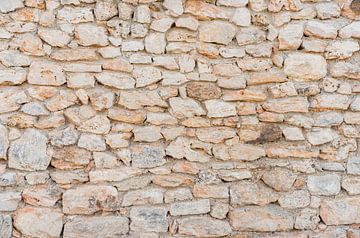 Old stone wall background texture, structure close-up by Alex Winter