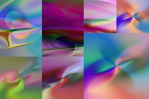 Collage Schwungvoll