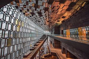 bibliotheek Reyjavik van Van Karin Fotografie