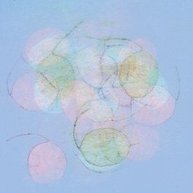 Zilverblad Pastel van Claudia Gründler