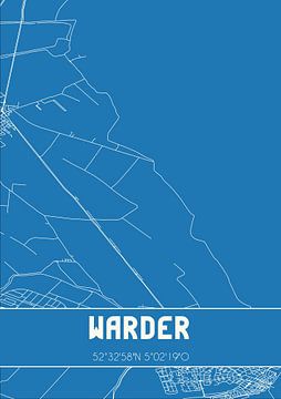 Blueprint | Map | Warder (North Holland) by Rezona