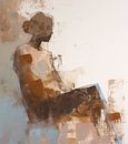 Shades of Solitude van Abstract Schilderij thumbnail