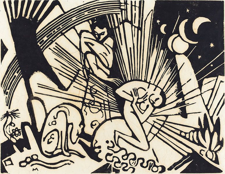 Verzoening (1912) door Franz Marc van Peter Balan