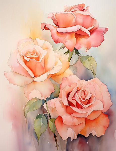 Roses par Wall Wonder