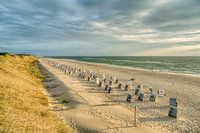 Plage ouest à List sur l'île de Sylt