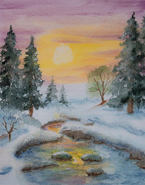 Aquarel part 106 van Tania Perneel