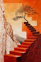 Abstrakte Treppen