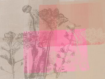 Blumen in leuchtenden Pastellfarben von Dina Dankers