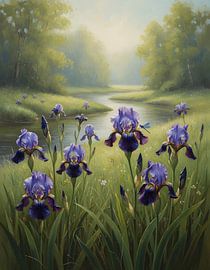 Élégie à l'iris velouté sur Regan Frederick
