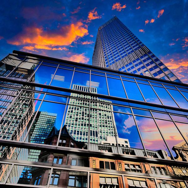 Skylines Frankfurt am Main by Dusan Pintner