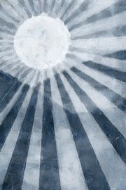 Morgendämmerung | Blau von Kanzo