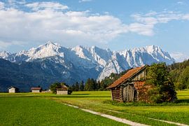Vue sur la Zugspitze