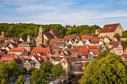 Oude binnenstad van Schwäbisch Hall in Baden-Württemberg