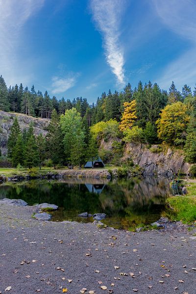 Idylle d'automne sur le Rennsteig par Oliver Hlavaty