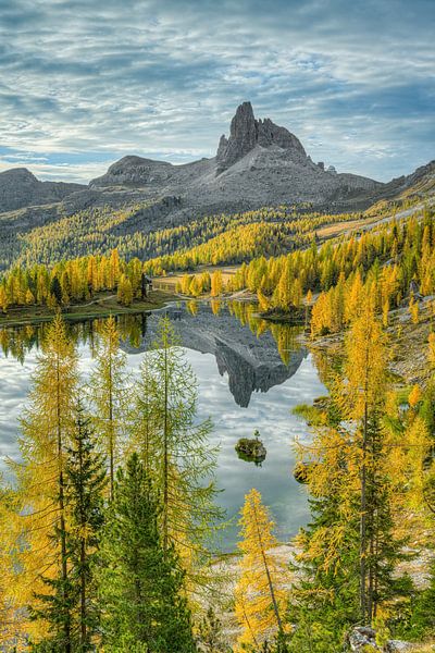 Lago Federa in the Dolomites by Michael Valjak