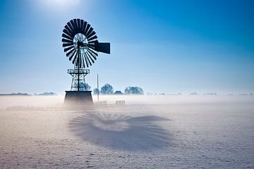 Winterlandschaft Niederlande von Peter Bolman