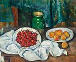 Paul Cézanne Tisch mit Früchten von 1000 Schilderijen Miniaturansicht