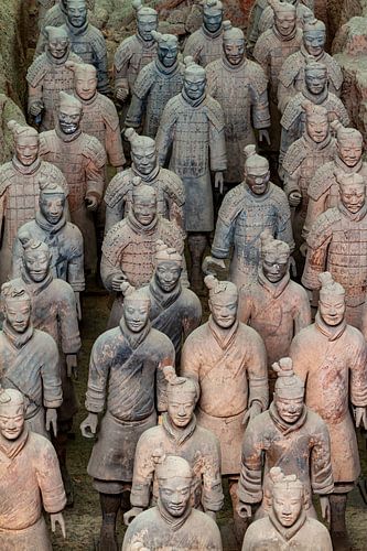 The Terracotta Army of Xian in China