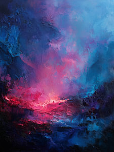 Glut am blauen Horizont