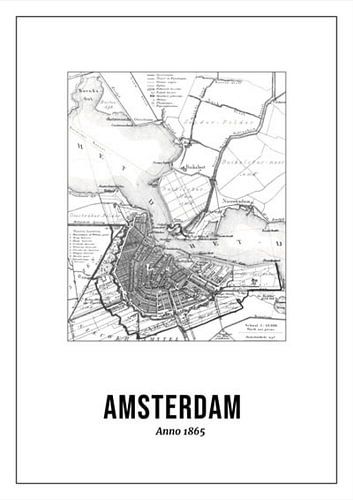 Einzigartig stilvolles Stadtplakat