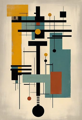 Abstracte Bauhaus-geometrie