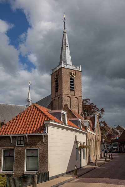 Kerk in Moordrecht in Nederland van Joost Adriaanse