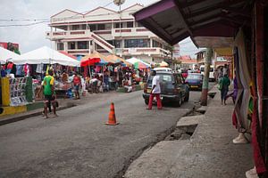 Markttag in Grenville (Grenada).