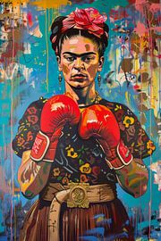 Fighter of colours and strength by Poster Art Shop