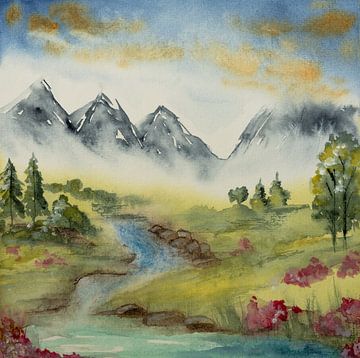 Aquarel part 61 van Tania Perneel