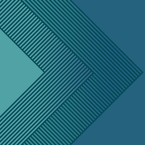 Abstract Retro Geometry Teal