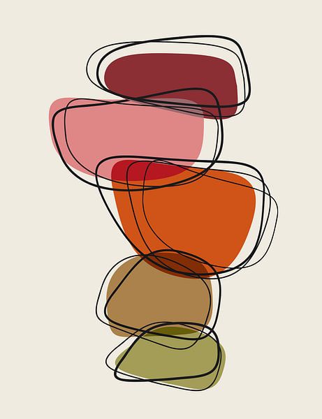 Abstract composition 863 by Angel Estevez