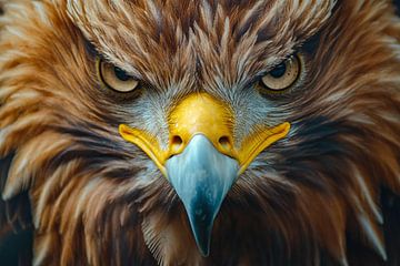 Detailed portrait of eagle by Imperial Art House
