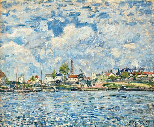 De Seine bij zonsopgang, Alfred Sisley