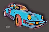Porsche 911 -  225 van JiPé digital artwork thumbnail