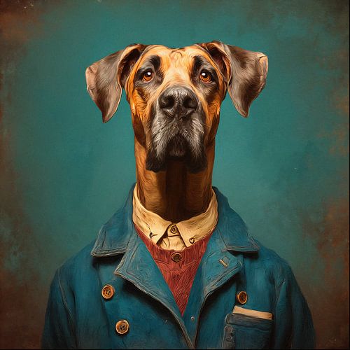klassiek portret van hond, dog