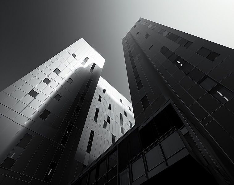 Moderne Architektur von fernlichtsicht