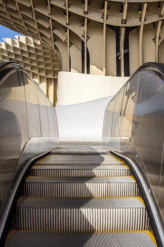 Roltrap van het Metropol Parasol in Sevilla
