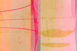 Modern abstract in neon and pastel colours