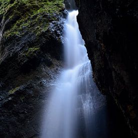 Wasserfall... Breitachklamm *Allgäu* , mystisch wirkende Langzeitbelichtung von wunderbare Erde