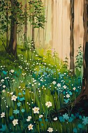 Blumenwiese von Poster Art Shop