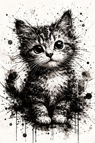 Black and white abstraction Urban