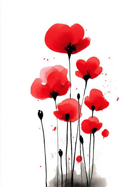 Watercolour Fleeting Bloom by Danny van Eldik - Perfect Pixel Design