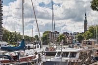 L'Oosterhaven à Groningue au soleil
