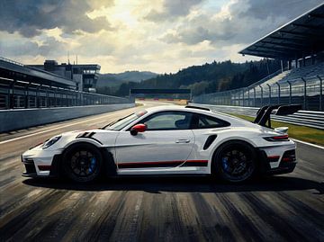 Porsche 911 GT3 RS sur circuit