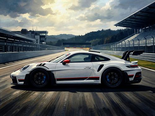 Porsche 911 GT3 RS op het circuit